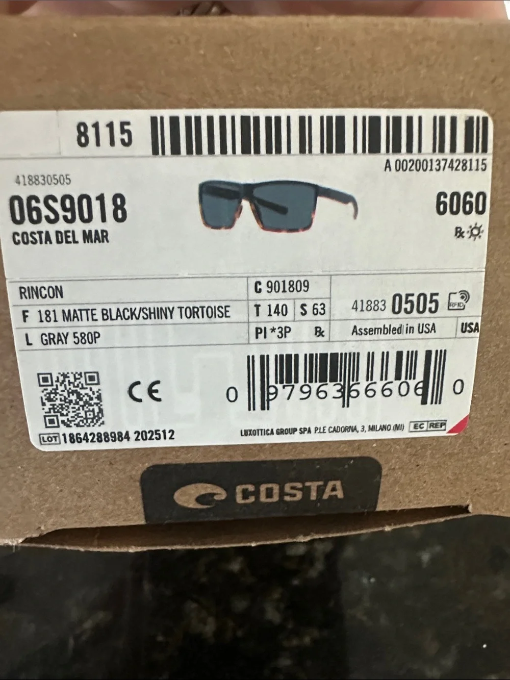 Costa polarized lenses